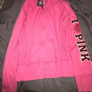Victoria secret zip up jacket